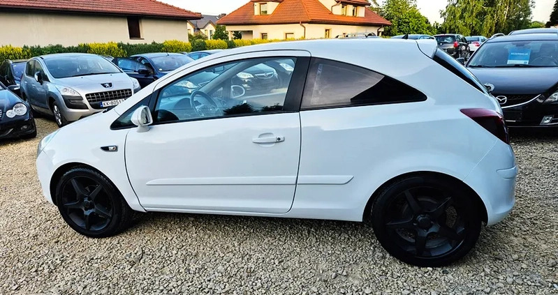 Opel Corsa cena 9999 przebieg: 214000, rok produkcji 2008 z Knyszyn małe 596